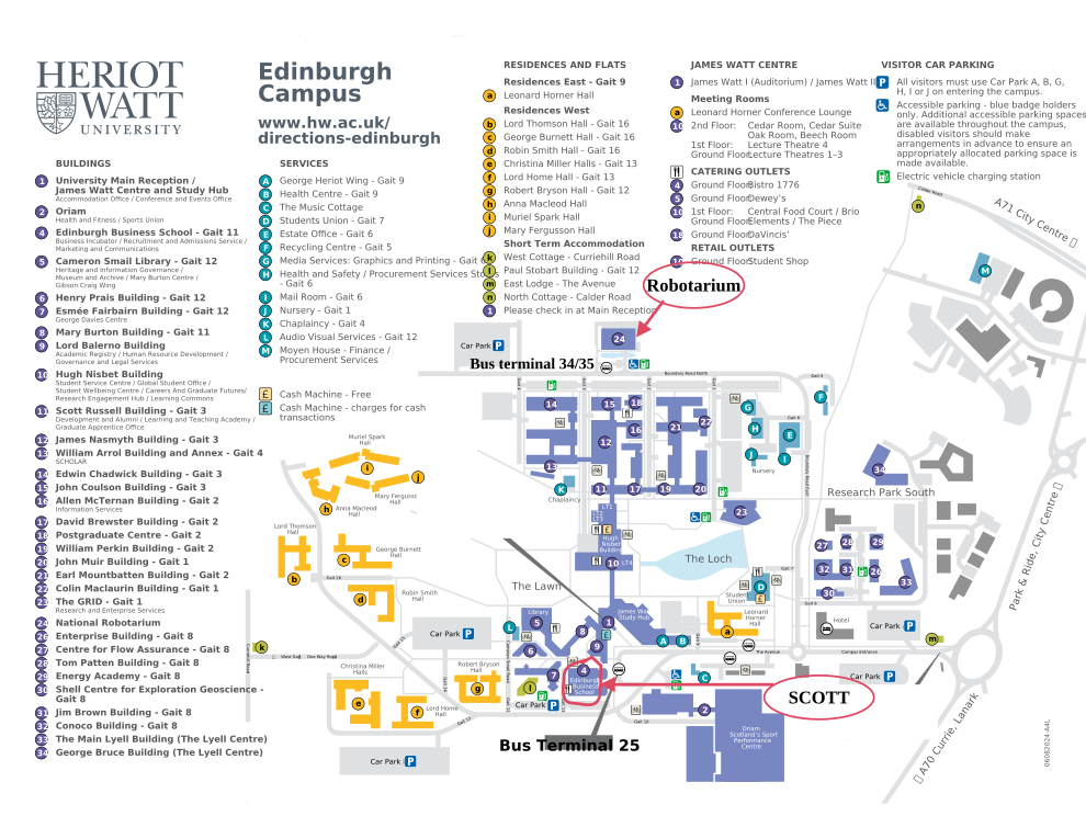 Location of SCOTT room